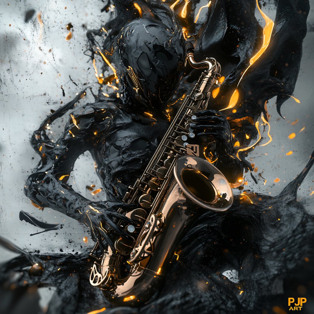 PedroJose_Art's tweet image. Don&apos;t play the saxophone. Let it play you