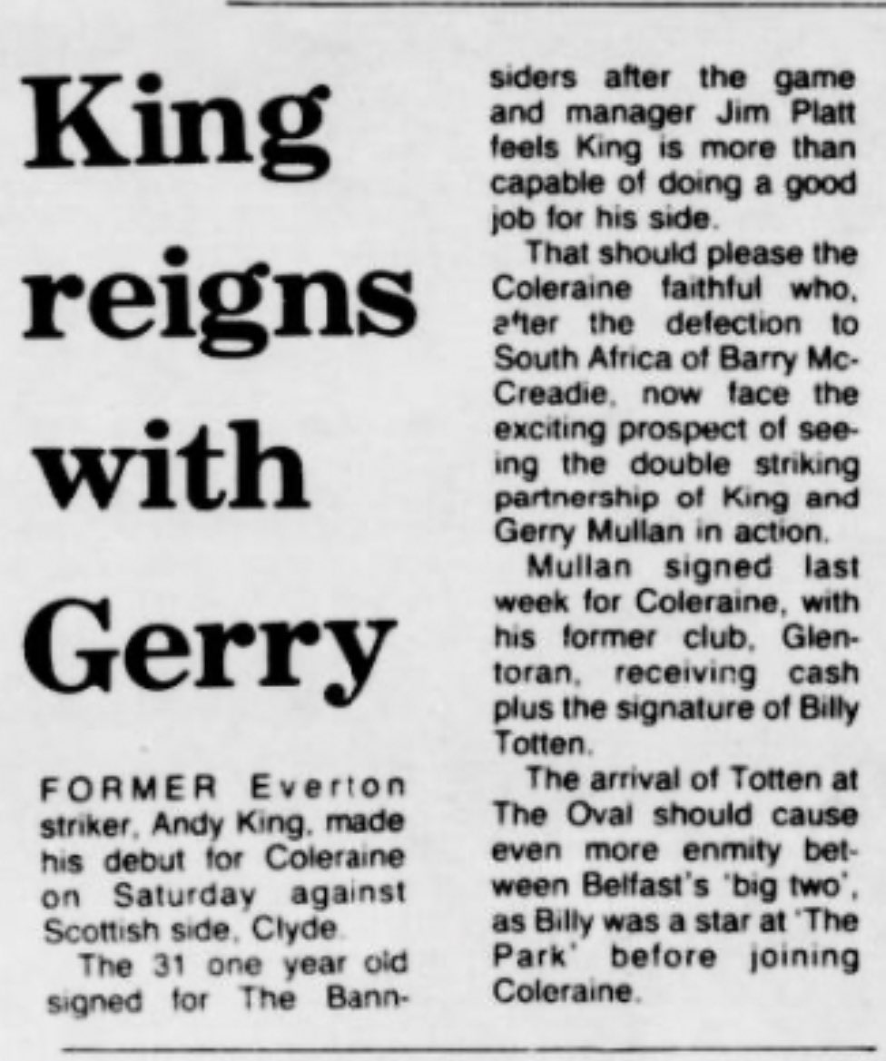 Portadown FC History tweet media