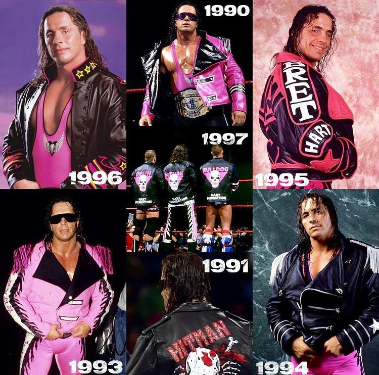 Wrestling80s90s's tweet image. Bret’s gear was a continuous thing of beauty 🚨