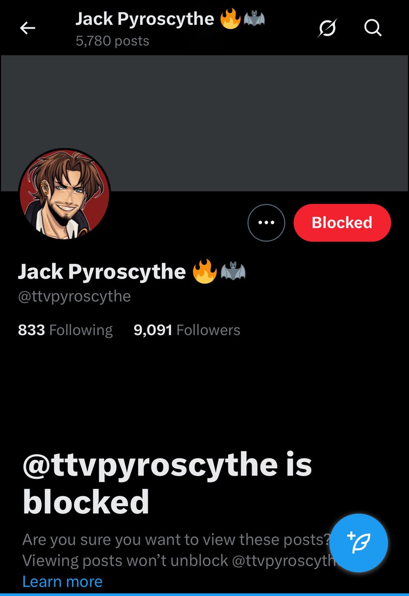 no vapris today so i blocked mr pyroscythe