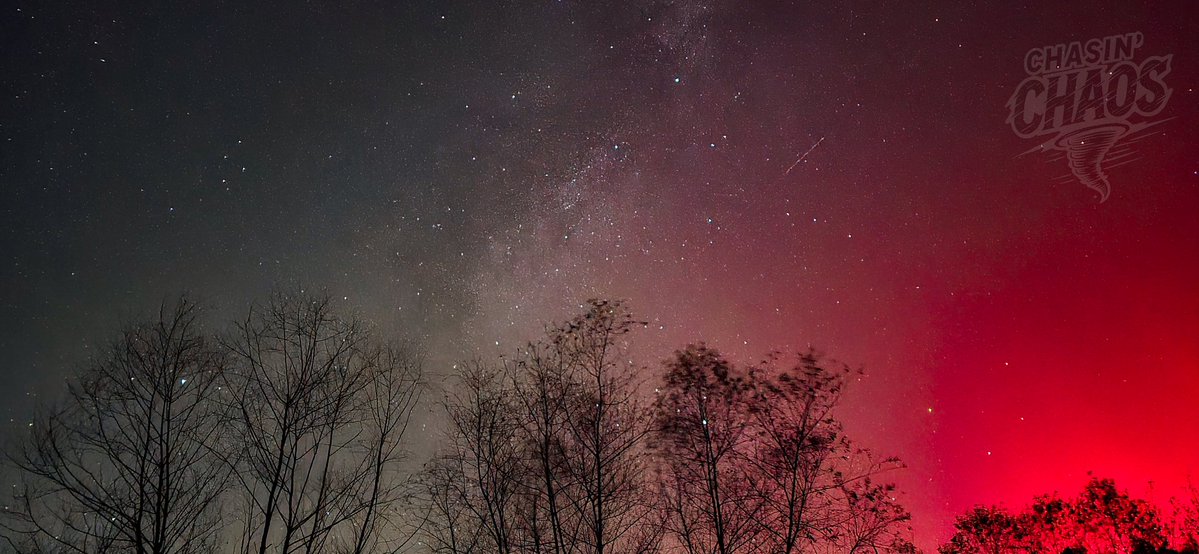I love this photo! This was from Tuesday 11-11-25
Captured the Milky Way and a huge substorm in Athens, Alabama at Marbuts Bend. 
📷 Samsung Galaxy S24 Ultra Pro Raw Mode