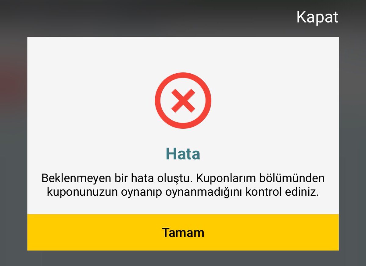 BOYKOT | Tarihin en büyük boykotunu başlatıyorum. Türkiye bu akşam Rizespor Fenerbahçe maçında, maç 2-0 iken canlı bahis oynayamadığını yazıyor.

Buradan anlaşılıyor ki, iddia insanların kazanmasını değil sistemin kazanmasını istiyor! Bu vesileyle artık iddia kimse oynamasın,