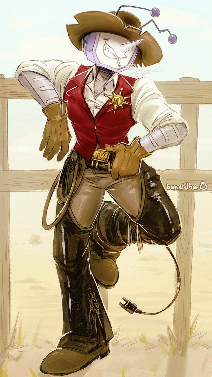 bunsidhe's tweet image. yeehaw cathodeboy