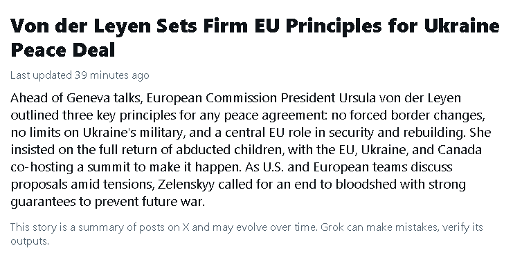 3TriggersTrader's tweet image. " ...
+ #lasting #peace and 
+ #Ukraine’s sovereignty:
+ #return of #Ukrainian #children abducted by #PUTIN.
1:07 PM Nov 23,2025,Ursula von der Leyen @vonderleyen
$SPY