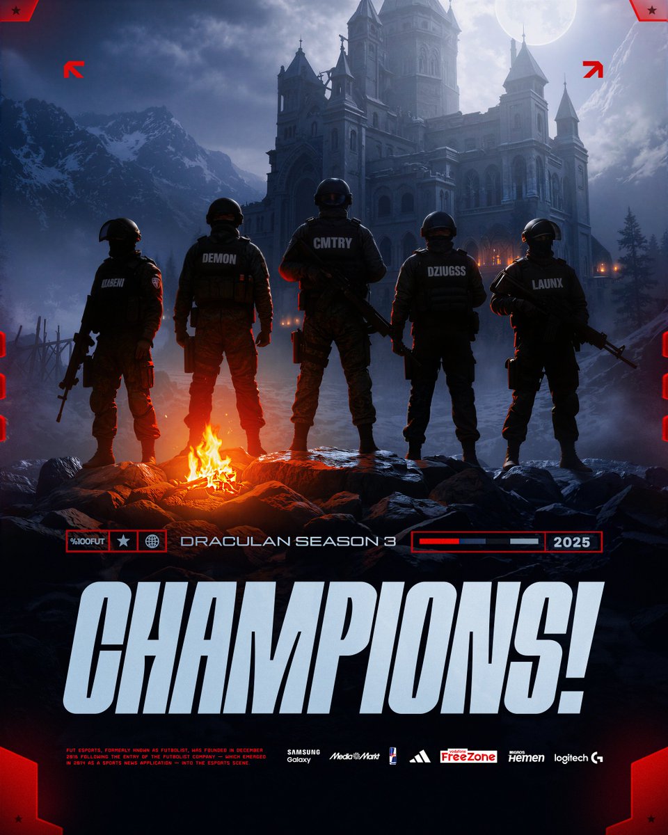 WE RULE THE NIGHT!

Defeated the vampires, here we are as your DraculaN Season 3 Champion!

#FUTWIN