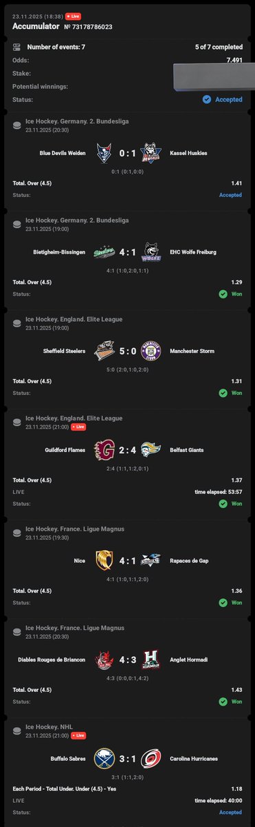 AVID_SZN's tweet image. 1 interrupted!!!
1 remaining but already won ✅✅✅