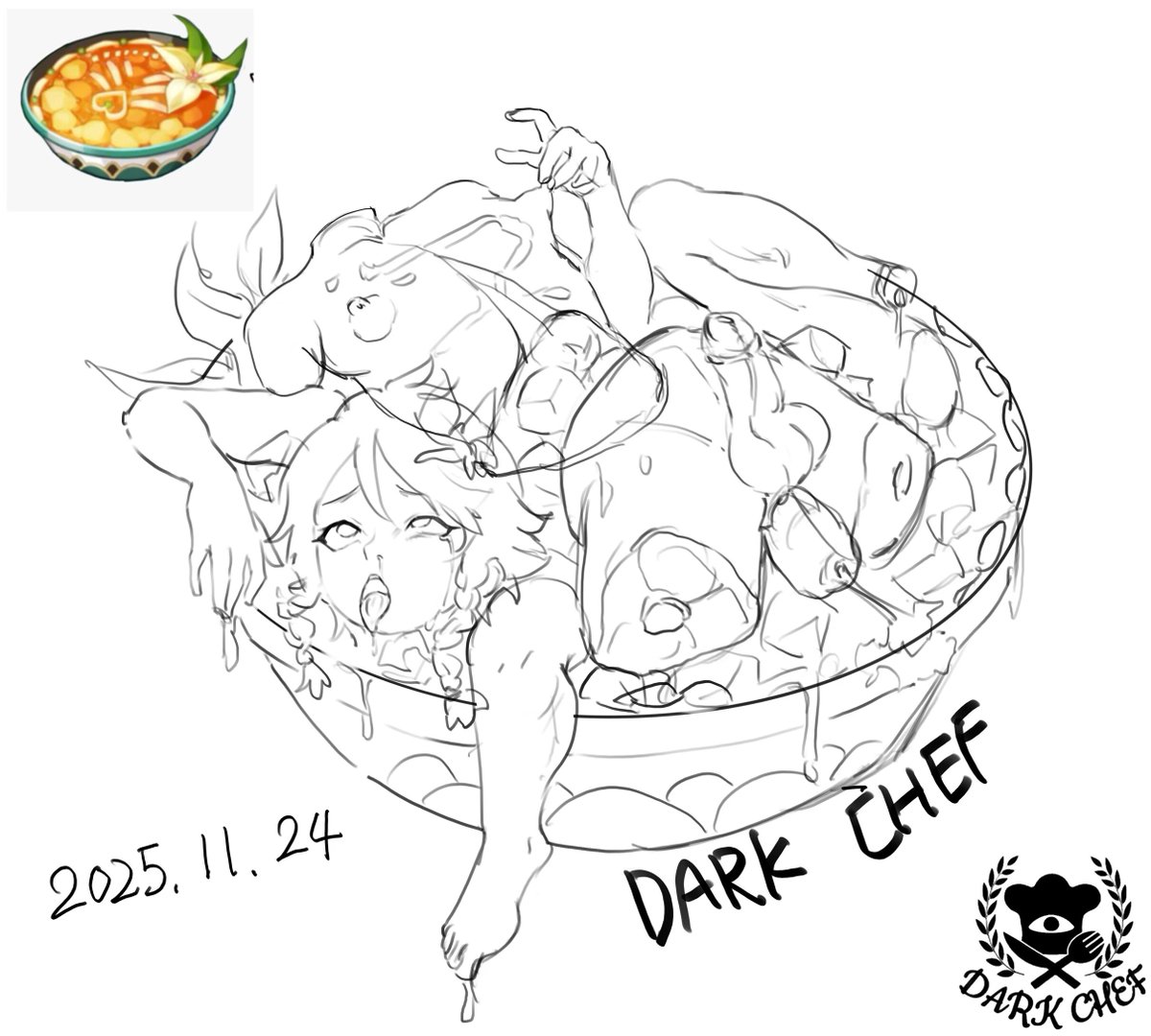 黑厨 DARK CHEF tweet media