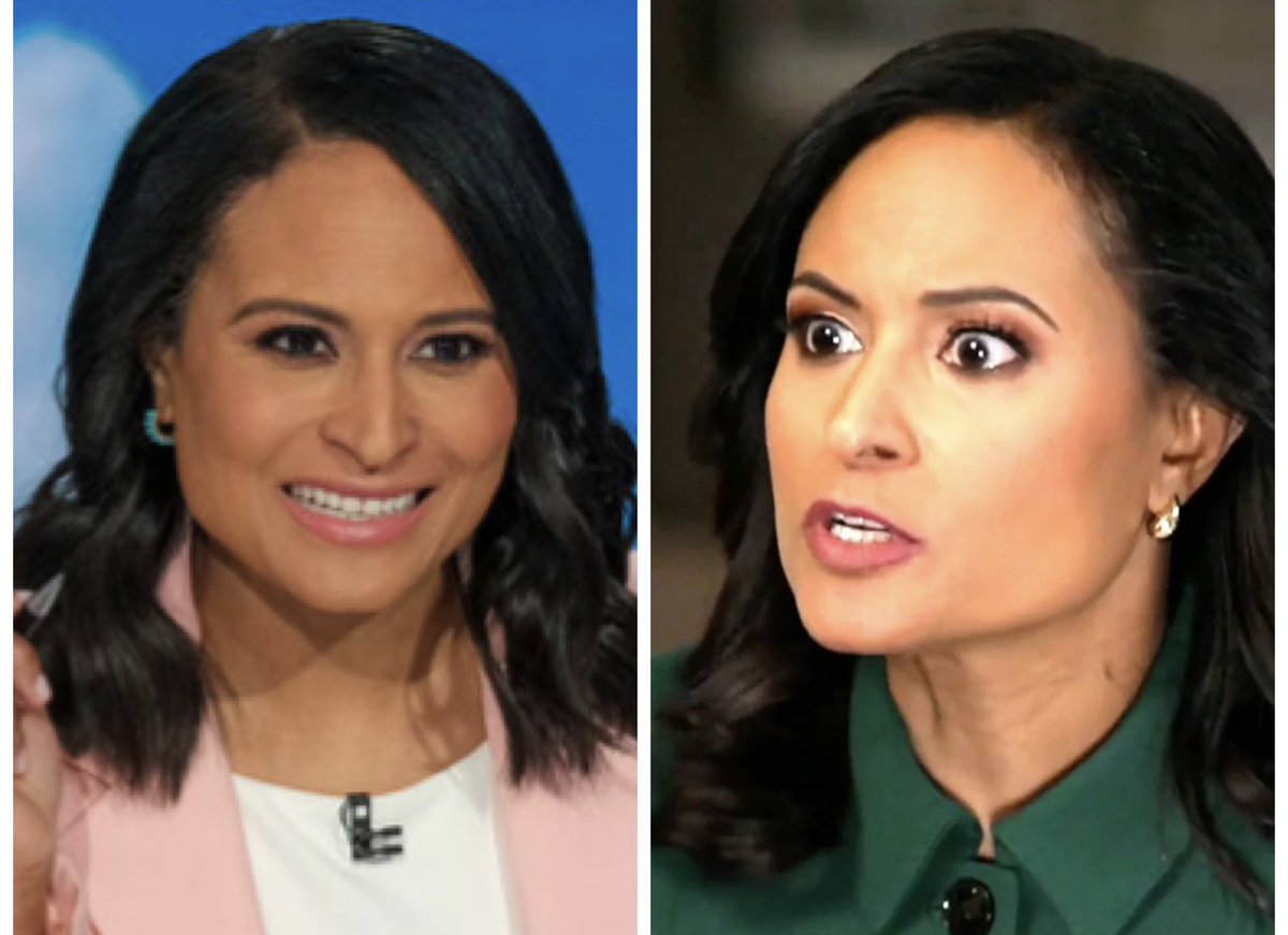 ChristineX2024's tweet image. Kristen Welker interviewing a Democrat vs. a Republican.