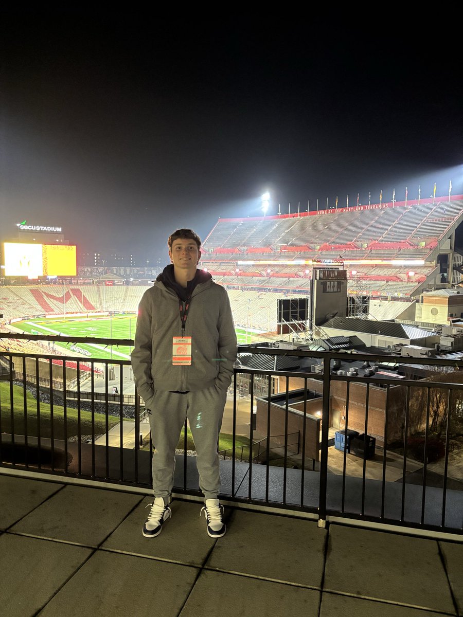 I had a great time yesterday visiting <a href="/TerpsFootball/">Maryland Football</a>. Thank you <a href="/CoachAPowell/">Andre Powell</a> for having me out and speaking with me about the program.
<a href="/tengroff_23/">Tegan Engroff</a> <a href="/HermitsFootball/">St. Augustine Prep Football</a> <a href="/OneOnOneNJNYPA/">One On One Kicking Northeast</a> <a href="/moorepete18/">Peter Moore</a> <a href="/HKA_Tanalski/">Adam</a> <a href="/FentressKicking/">Fentress Kicking</a> <a href="/4thDownU/">4th Down University™️</a> <a href="/CombineKicking/">Combine Kicking Academy™️</a> <a href="/pcoyle32/">Patrick Coyle</a> <a href="/Coachcoyle22/">Brian Coyle</a>
