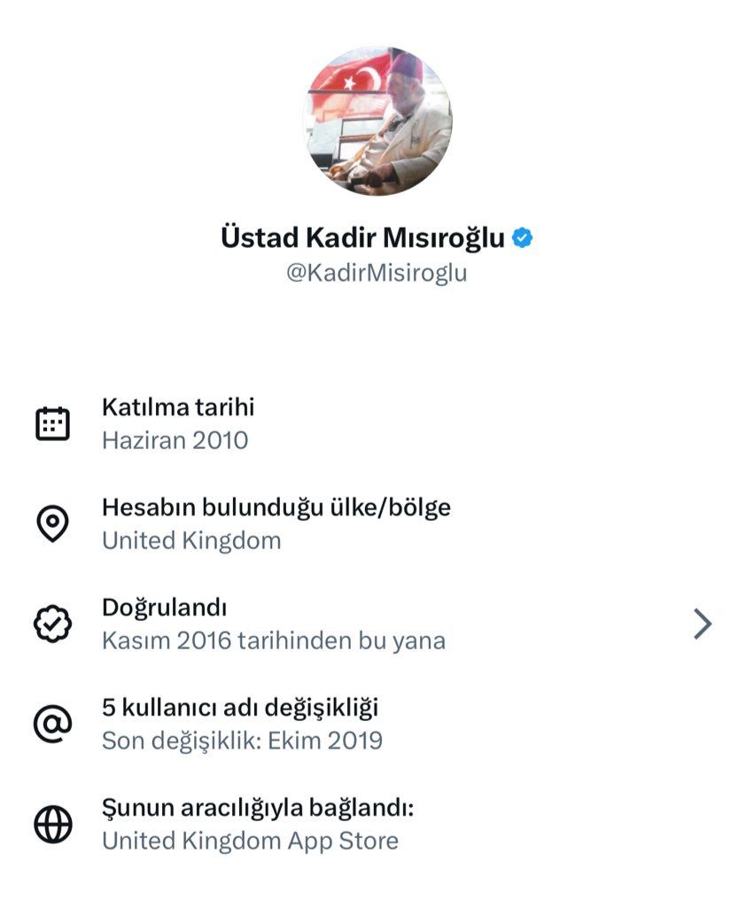 ◾Atatürk’ü “İngiliz ajanı olmakla suçlayan” ve 1983’te İngiltere’ye iltica eden İngiliz vatandaşı Kadir Mısıroğlu adlı Atatürk düşmanının hesabının “İngiltere’den” yönetildiği ortaya çıktı.