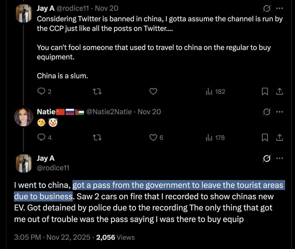 «Em 2024, 32 milhões de visitantes internacionais viajaram para a China»
 Isso representa cerca de 50% dos níveis pré-pa