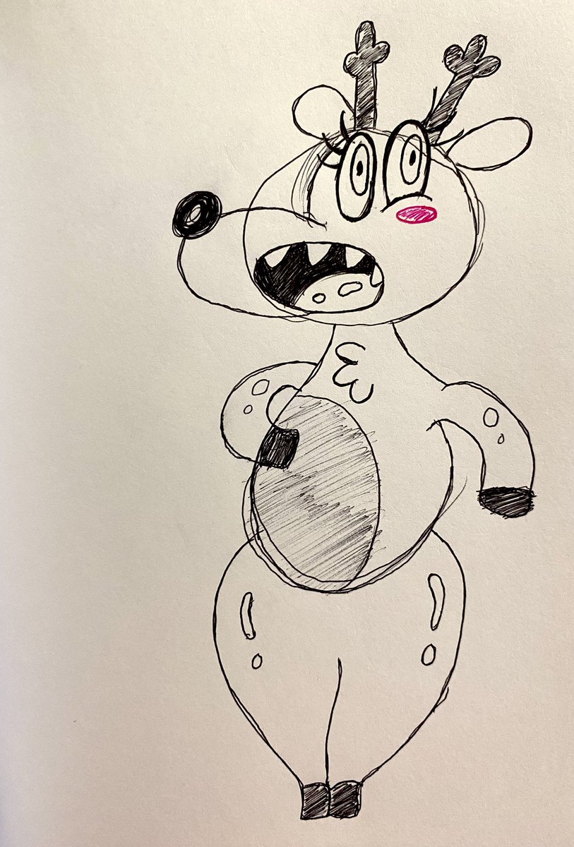 Reindeer Blush #furrygirl #furryart