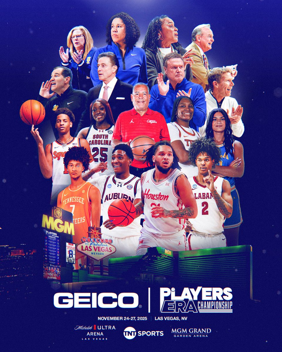 Players_Era's tweet image. The 2025 Geico Players Era Championship starts tomorrow ‼️

ELITE hoops headed to Las Vegas 🔥