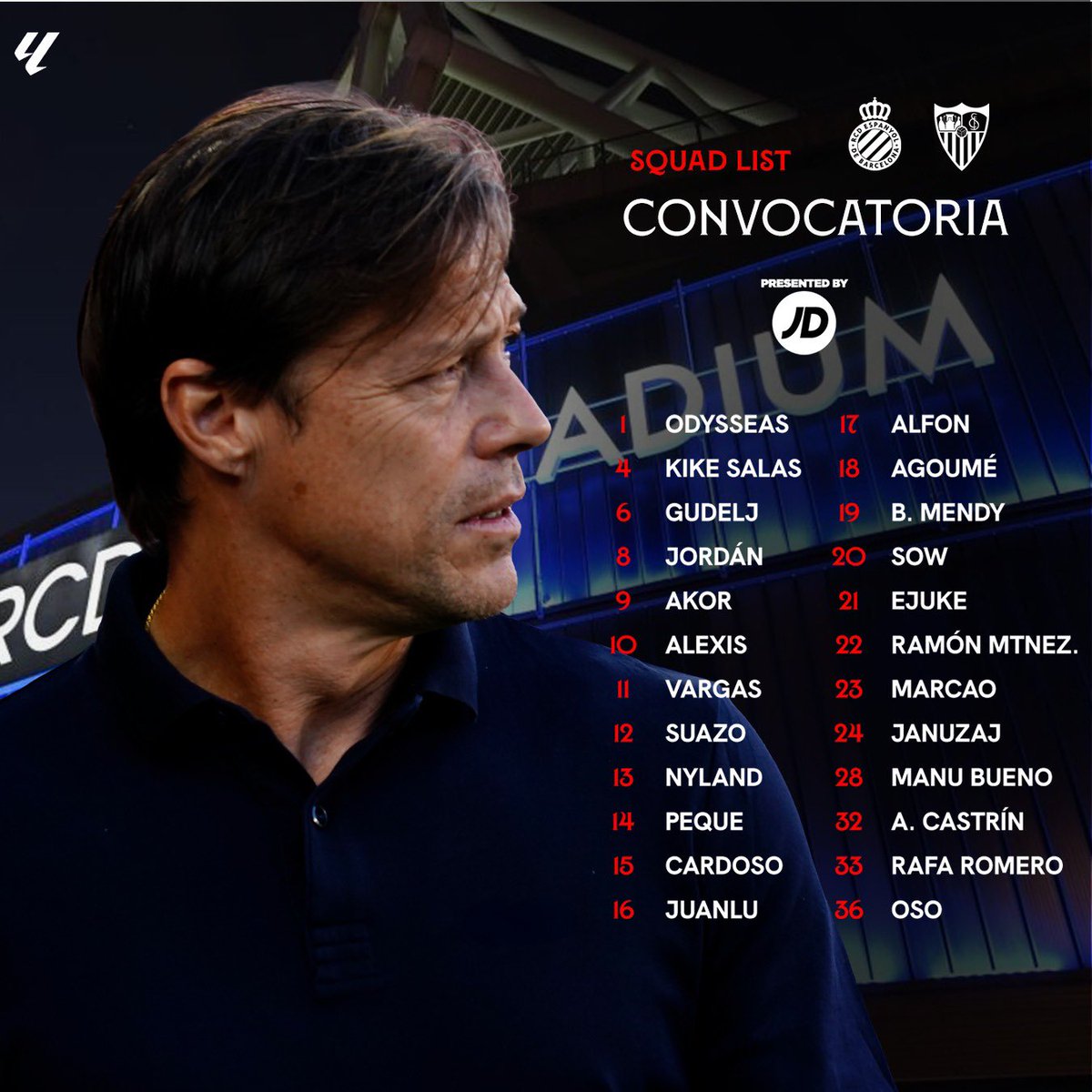 Con estos convocados nos jugamos otros 3 puntos vitales en Cornellá-El Prat