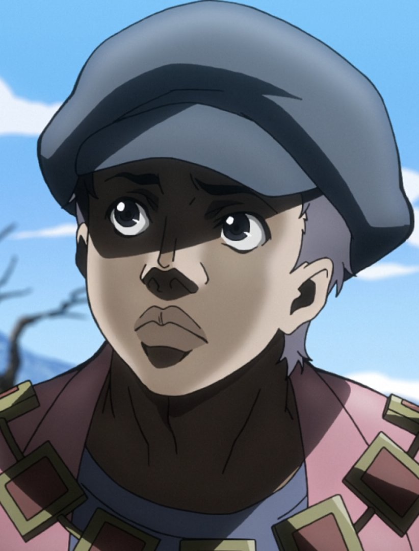 anythingjjba's tweet image. Emporio, Trish, and Smokey are teaming up to stop Diavolo!