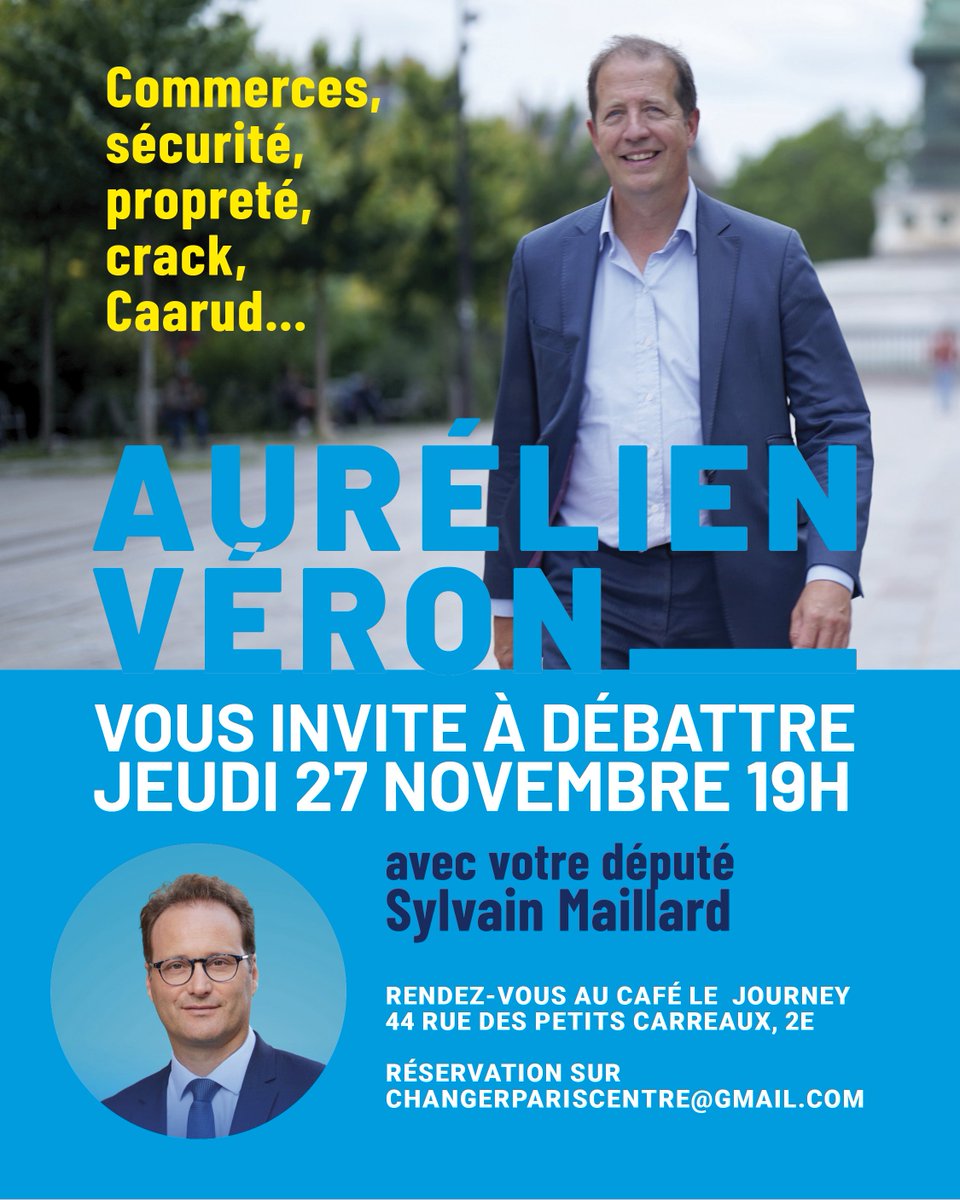 aurelien_veron's tweet image. Jeudi soir, réunion Halles–Sentier : on parlera HSA, Caarud et politique parisienne catastrophique du crack. Une politique qui abîme les quartiers, abandonne les habitants… et même les toxicomanes.
Le tout sous les applaudissements d’une majorité sortante ravie d’elle-même.