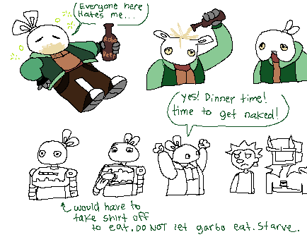 fishiistixx's tweet image. Garbo does not need to consume, but if they wanted to, it would be like this 
#meleeniacs