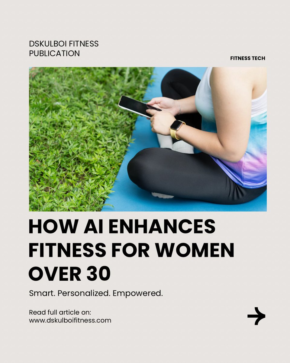 Dskulboifitness's tweet image. Look for features like personalized workouts, smart nutrition tips, and optimized recovery. 

Discover the best AI fitness app for women over 30 and transform your health journey today. shorturl.at/ZX73F

#FitnessOver30 #AIWorkout #FitAfter30 #HealthyLifestyle