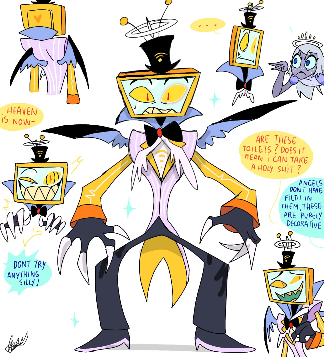 KimmieCoolG's tweet image. My winner vox design 📺🪽✨🦈 #HazbinHotel #HazbinHotelVox