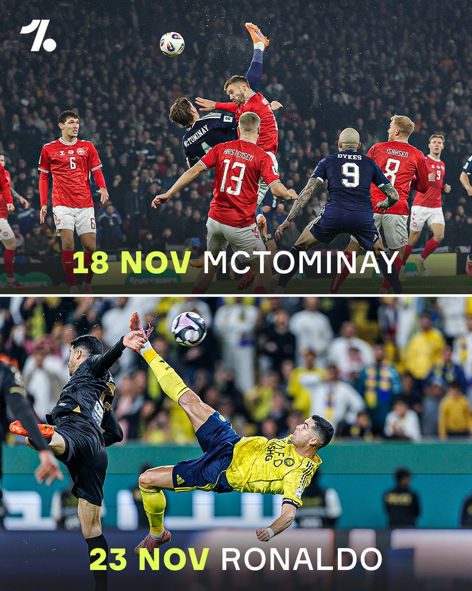 OneFootball's tweet photo. Cristiano Ronaldo took the McTominay comparisons to heart 😅🐐 https://t.co/YMFa0oyhRe