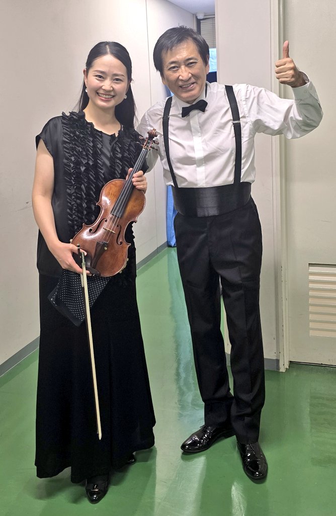 sacchiy0608's tweet photo. 江戸川フィルのショスタコービチ６番&amp;三角帽子共に期待以上の素晴らしい演奏でびっくり‼️元日フィルVlaで音楽監督の山下進三さん&amp;日フィルVnの九鬼明子さん元群響首席クラリネット野田祐介さん、皆さんコーチでオケ中で演奏😃コンマス岩田慶子さん&amp;sp松本直子さん😄
感謝‼️
https://t.co/9M1CFr6nt3 https://t.co/ZvixuWHtFl