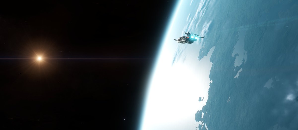 Captains Log MFS Day 3,248 - While we have sensor data from a previous exploration ship and cannot name this beauty we still enter orbit and update our records of this beautiful Earth Like World.
#Elitedangerous <a href="/EliteDangerous/">Elite Dangerous</a> <a href="/AnthorNet/">AnthorNet (EDSM/SCIM)</a> <a href="/DavidBraben/">David Braben</a> <a href="/DeepSNetwork/">Deep Space Network</a>