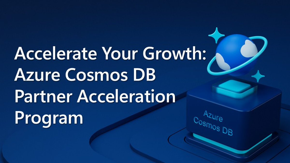 MSAzureDev's tweet image. Ready to scale like a pro?
The Azure Cosmos DB Partner Acceleration Program is your fast track to building apps that are global, resilient, and lightning-fast.
✅ 🌍 Global distribution for apps that reach (cont) msft.it/l/6015tn6y1