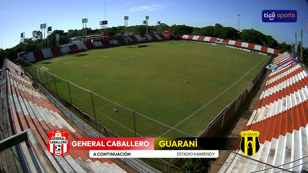 ¡DESDE EL KA'ARENDY!

General Caballero JLM vs. Guaraní

🎙️Relata: <a href="/NelsonReneOk/">Nelson Rene</a>
🎙️Comenta: <a href="/cmiranda94/">Carlos Miranda</a>
🎧Campo de juego: Fredy Irala

📺Tigo Sports+

▶️Viví el #ClausuraAPF2025 en tigosports.com.py