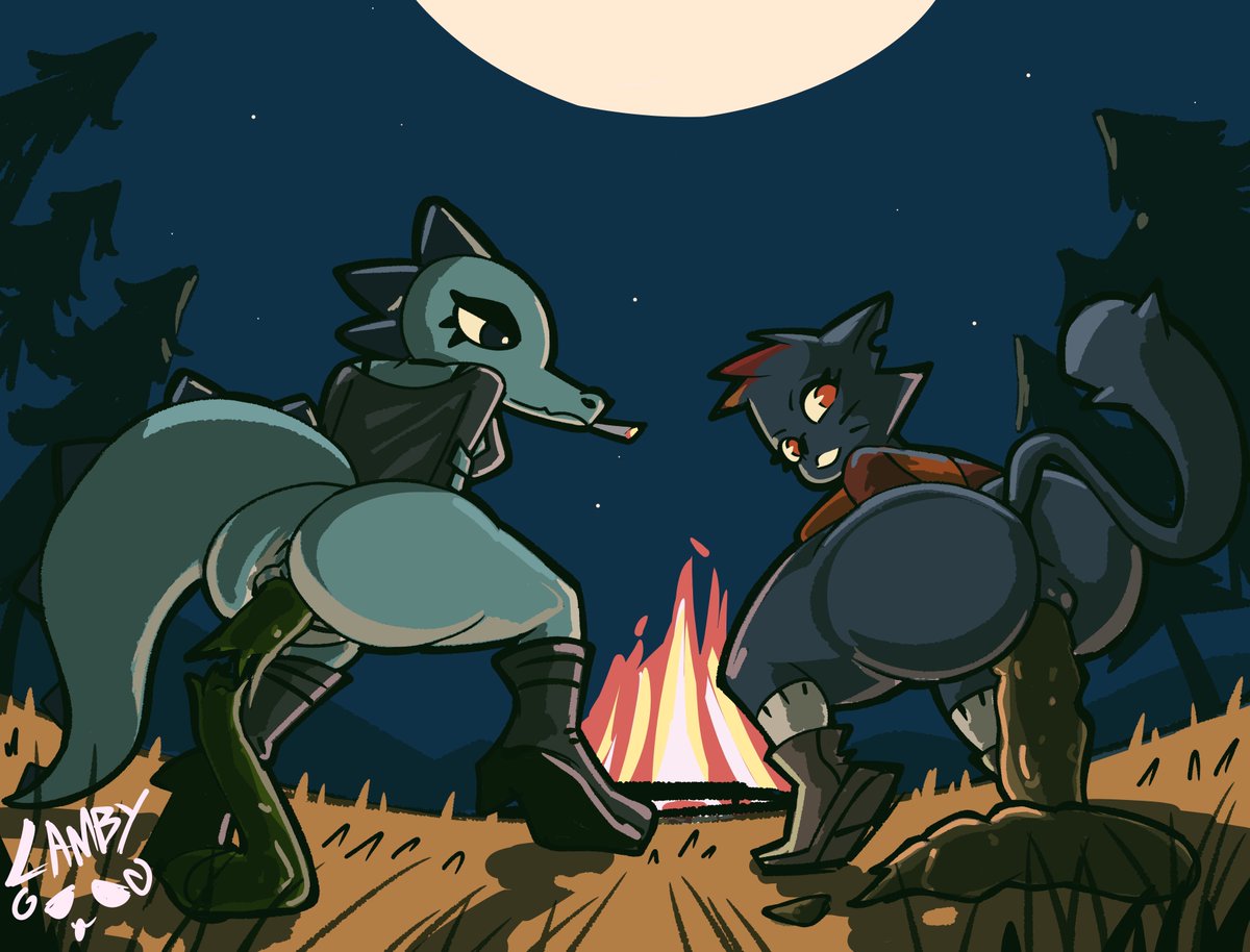 Night in the Woods comm for <a href="/StinkyFluffbutt/">Was Stinky Fluffbutt 🔞</a> ! 💖🐏