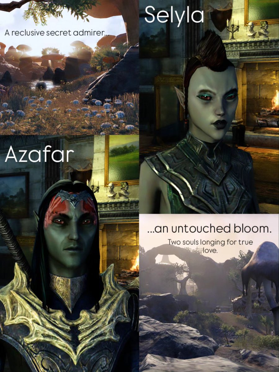 I'd love to start writing again so I'm asking the ESO Fam willing to participate what story should I start with, or you'd most likely to hear. 
Check out the three adventures and their characters ✨️