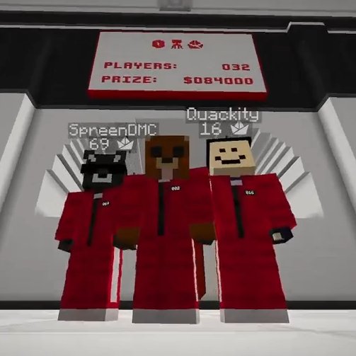 cómo no van a ser inclusivos los squid craft game si a la final llegaron un autista, una rata gay y un pato gay?