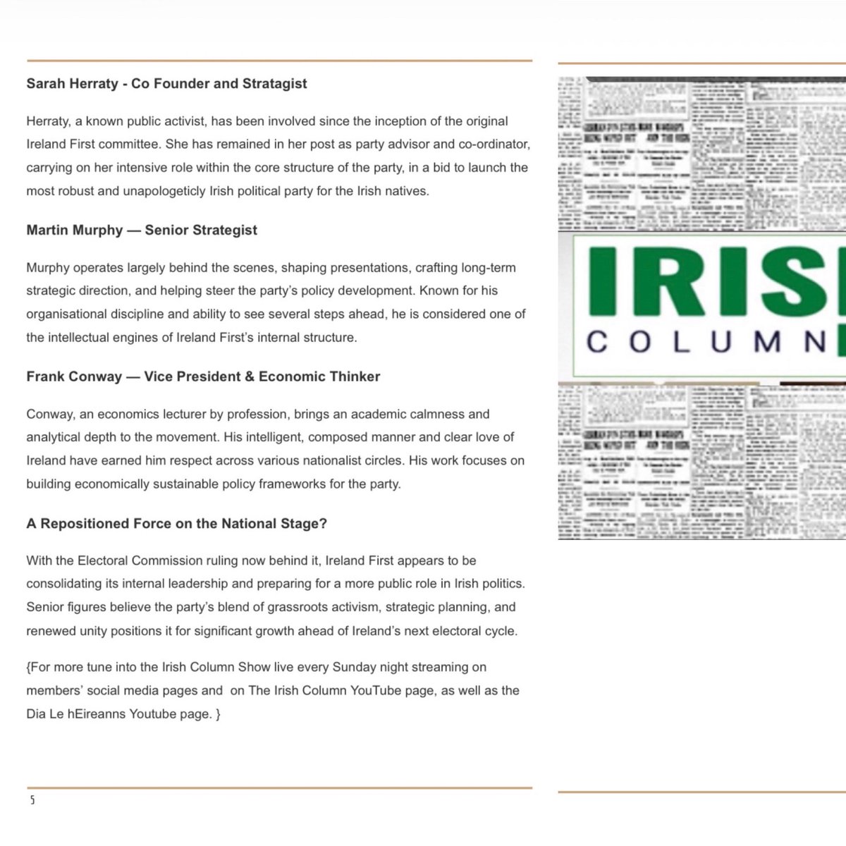Irish Column News article 23/11/25

#Ireland