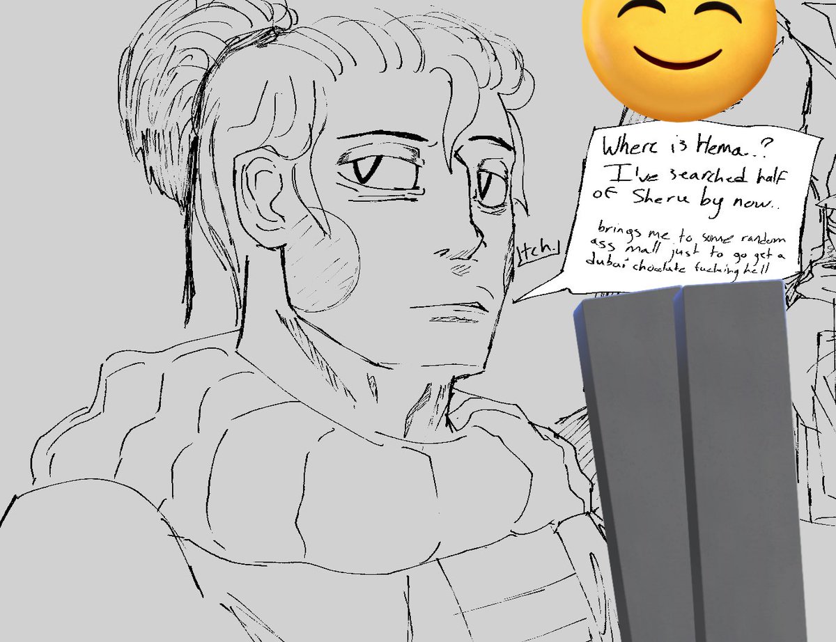 LunarLuned's tweet image. Shūji &amp;amp; sketches #oc #hematic