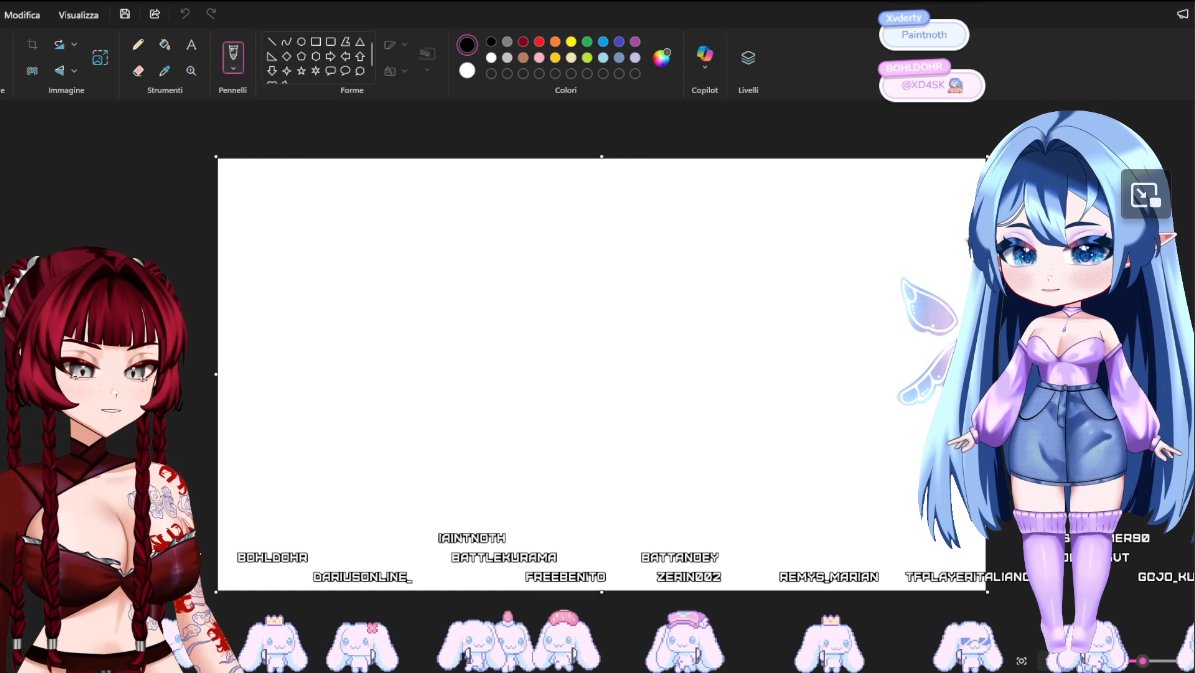Ieri sera <a href="/haruriku_ita/">Haru Riku</a> e <a href="/daibothsama/">Daiboth Sama</a> fanno arte con paint di microsoft windows! Ii miglior software di disegno mai fatto (ironia) #vtuber #vtuberita #itavtuber