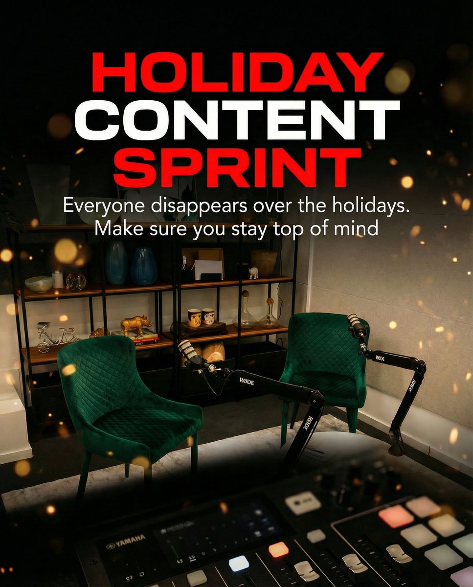 contenthypemktg's tweet image. You know those brands that somehow stay present over Christmas? The ones people actually remember in January?

They didn&apos;t wing it. They banked content before the break.

You can be that business, with our Holiday Content Sprint. 

Book your session: bit.ly/CH-Holiday-Con…