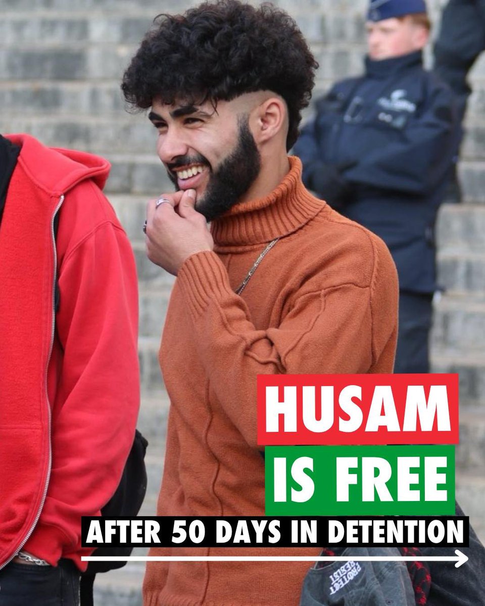 New at the Samidoun website: 

Fighting racism and repression in Belgium: 

Husam is free after 50 days in detention.

ift.tt/qXaIA0K