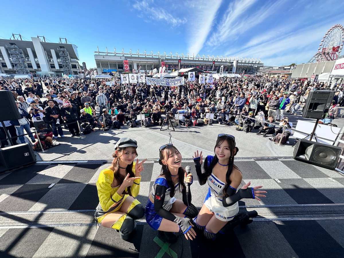 はい、みんな〜おはよっ！！♡

一先ずSF最終戦ありがとうございました🏎️🏁
そしてRAラストサーキットも終了です☑️

12年間で私に関わってくれた沢山のファンの皆様、チームメイトや関係者の皆様1人でも掛けていたら今の私は居ませんでした。

本当にありがとうございました🪽
とっても幸せでした💐✨