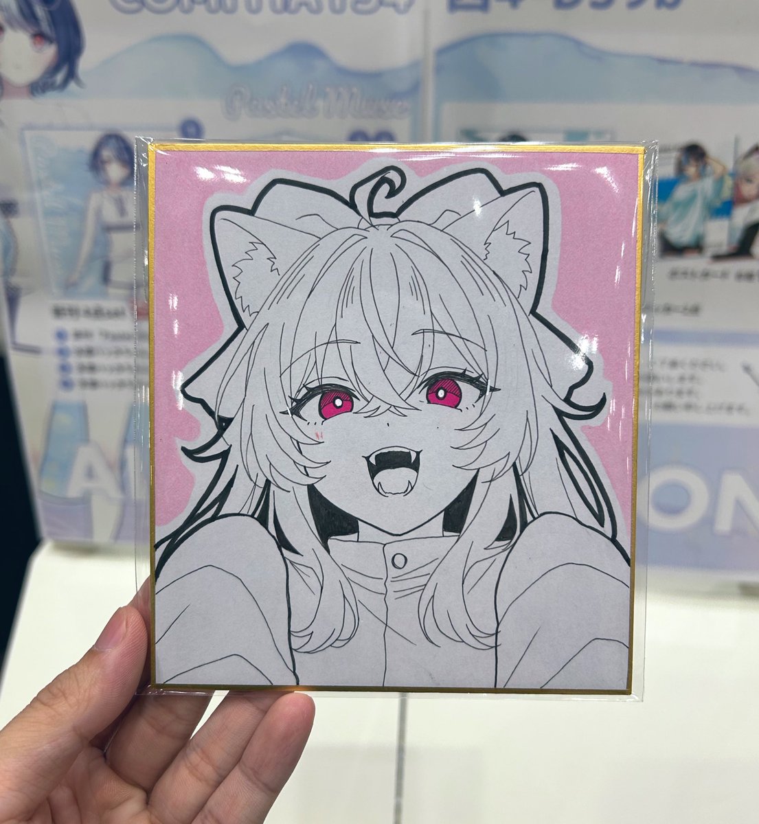 直筆色紙たち‼️ なんとか……7枚だけ描けました！！！ 世界に1枚しか