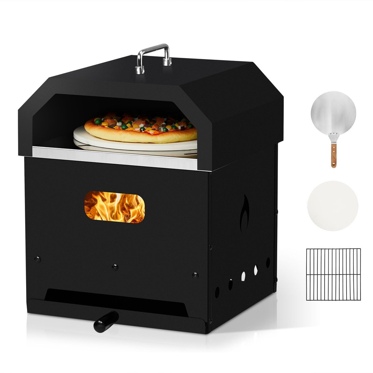 kellerrvneeds's tweet image. Bring authentic wood-fired flavor to your backyard with this Black Square Pizza Oven, crafted from durable iron and designed for traditional charcoal cooking. Its compact square shape ensures even heat distribution.

kellerrvneeds.com/products/view/… 

#pizza #woodfire #oven