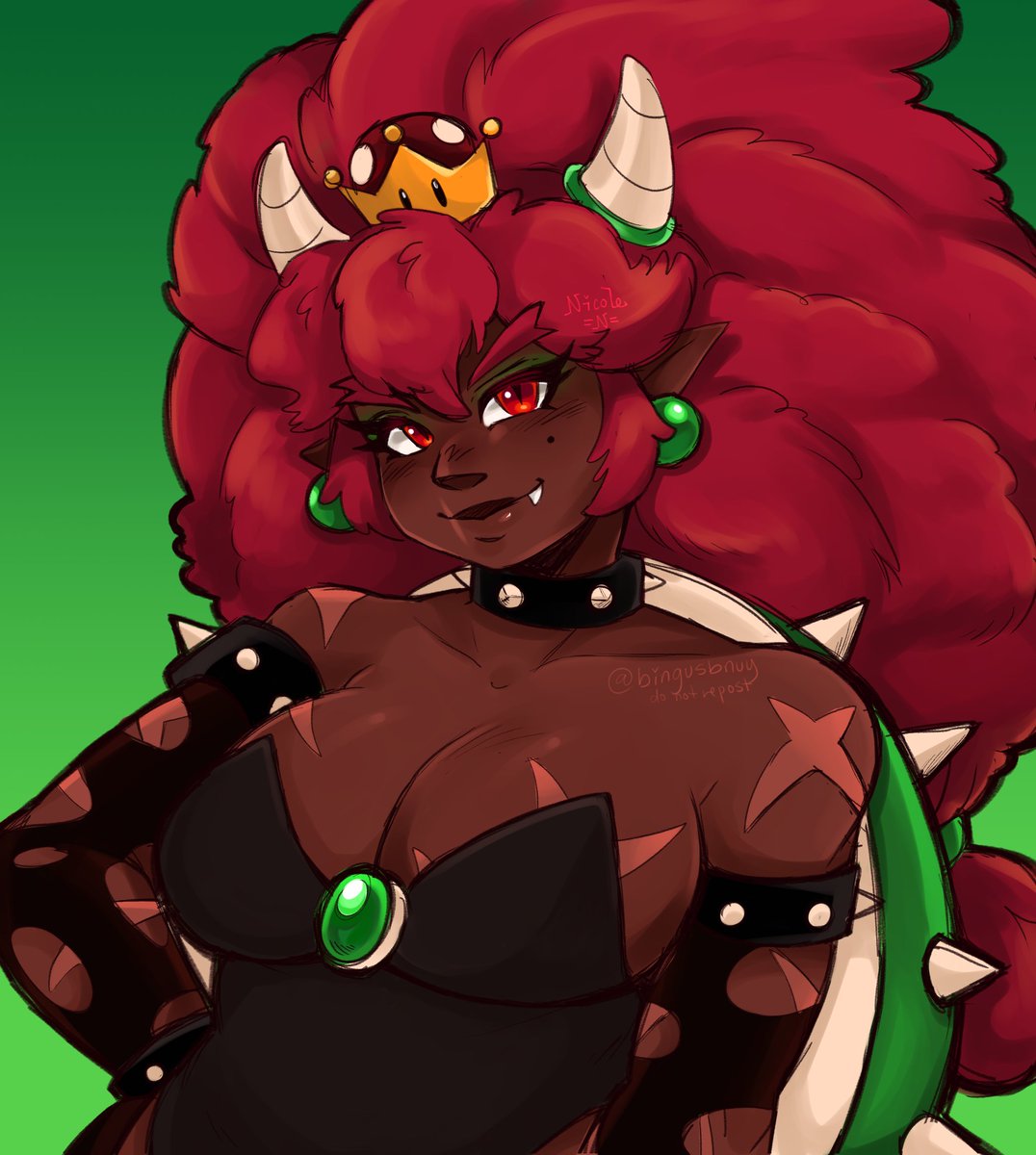 bingusbnuy's tweet image. we indeed do fuck with bowsette in the big 2025