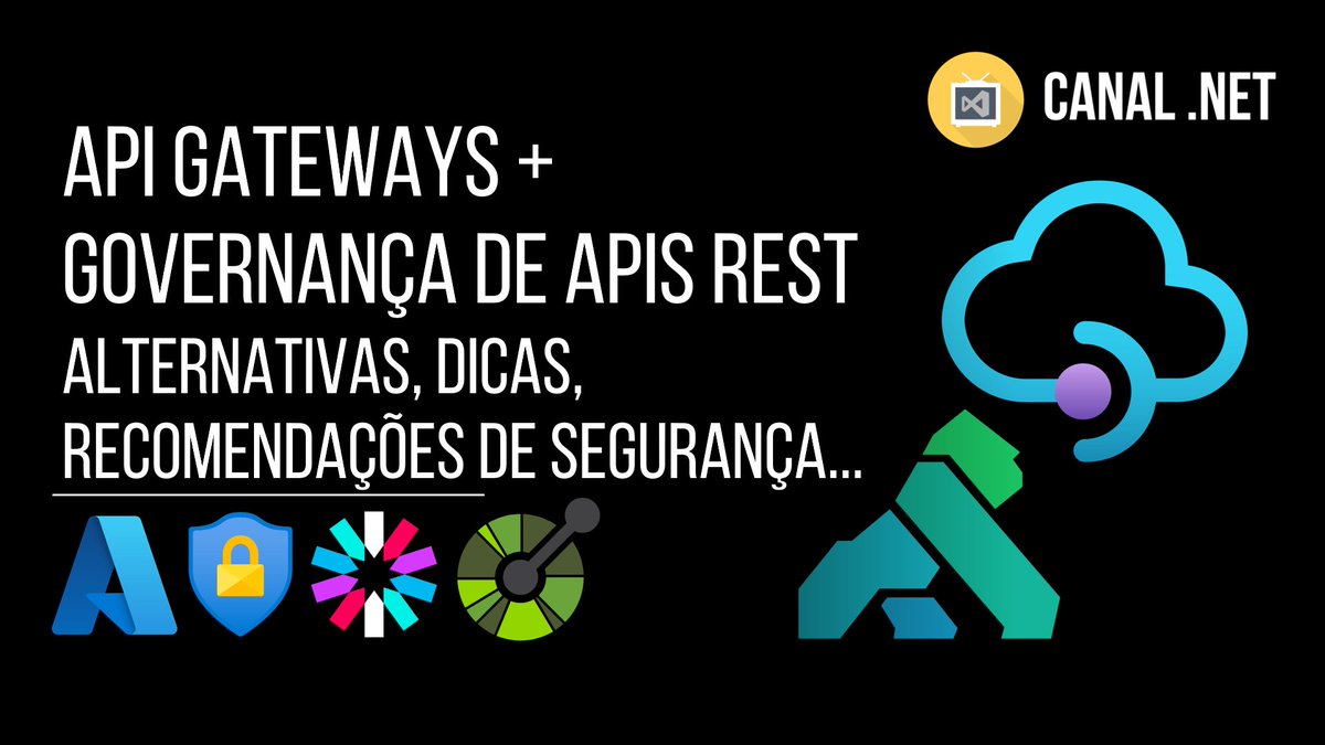 RenatoGroff's tweet image. Novo vídeo no Canal .NET -&amp;gt; API Gateways + Governança de APIs REST: alternativas, dicas, recomendações de segurança... -- Link: youtube.com/watch?v=VK6nCs…

C/ @brunobritodev 

#apigateways #azureapimanagement #kong #apis #rest #security #devops #cybersecurity #azure #azureapim