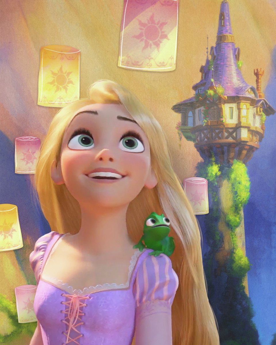 disneyjp's tweet image. ㊗️全米公開から今日で𝟏𝟓周年💐
『#塔の上のラプンツェル』

🍳外の世界へと踏み出すラプンツェルの勇気
💜ユージーンとの出会い
🌟幻想的なランタンのシーン
🎹名曲の数々

心に残っているシーンやこの作品の好きなところ、お気に入りのキャラクターなど
みんなで語り合いお祝いしましょう✍️✨