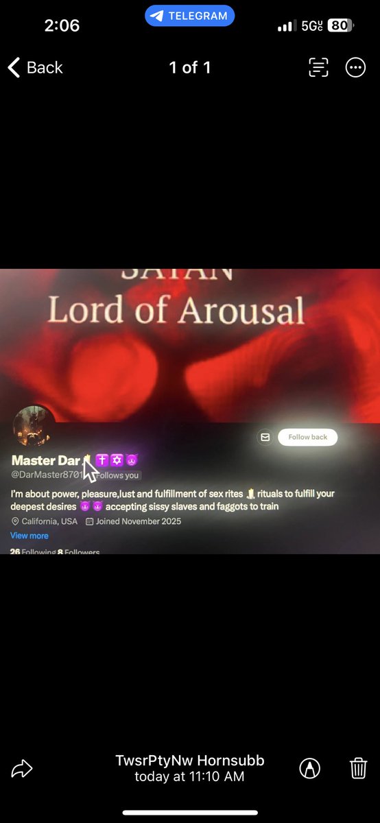 Someone is masquerading as me!  They have sent up a DarMaster &amp; Master Dar account.   They’re asking others to join their group &amp; participate in Rituals that they are asking you to pay for or donate to in order to participate. THESE ARE NOT ME!  See photo below which he is using!