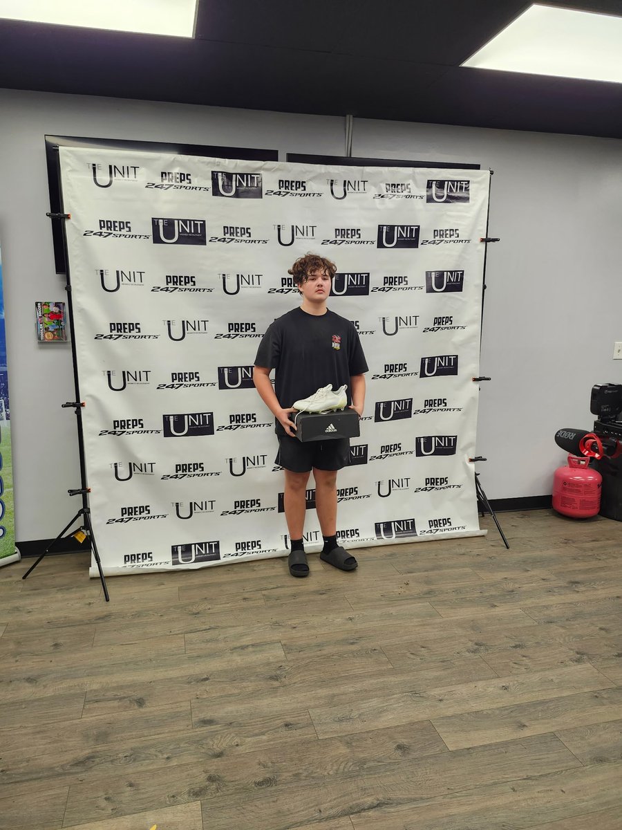 TannerAbram810's tweet photo. I was blessed with the opportunity to showcase my talent today. At the Midwest recruiting unit thank you to all of the coaches.   @TrambleJoe https://t.co/7IBXMPfPp4