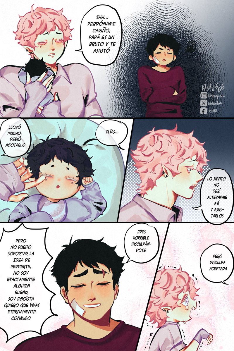KishuuToo's tweet photo. Daniel y su golpe de realidad que tuvo un hijo con un ser peligroso y longevo y que sabe poco de él 🚩🚩🚩

[ocs, personajes originales] https://t.co/EncrUCuYNJ
