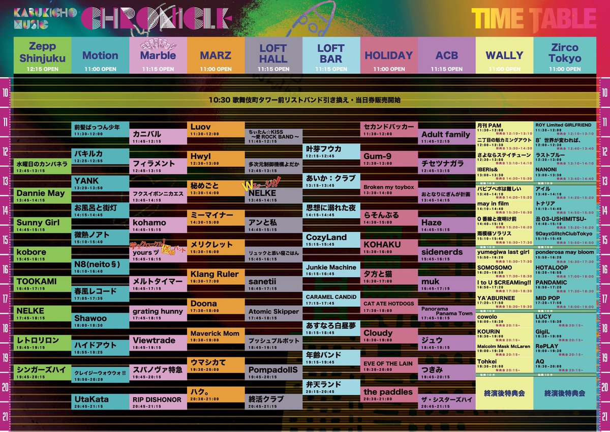 ⭐︎🪩本日🪩⭐︎ ※リストバンドを引き換えてからご来場ください