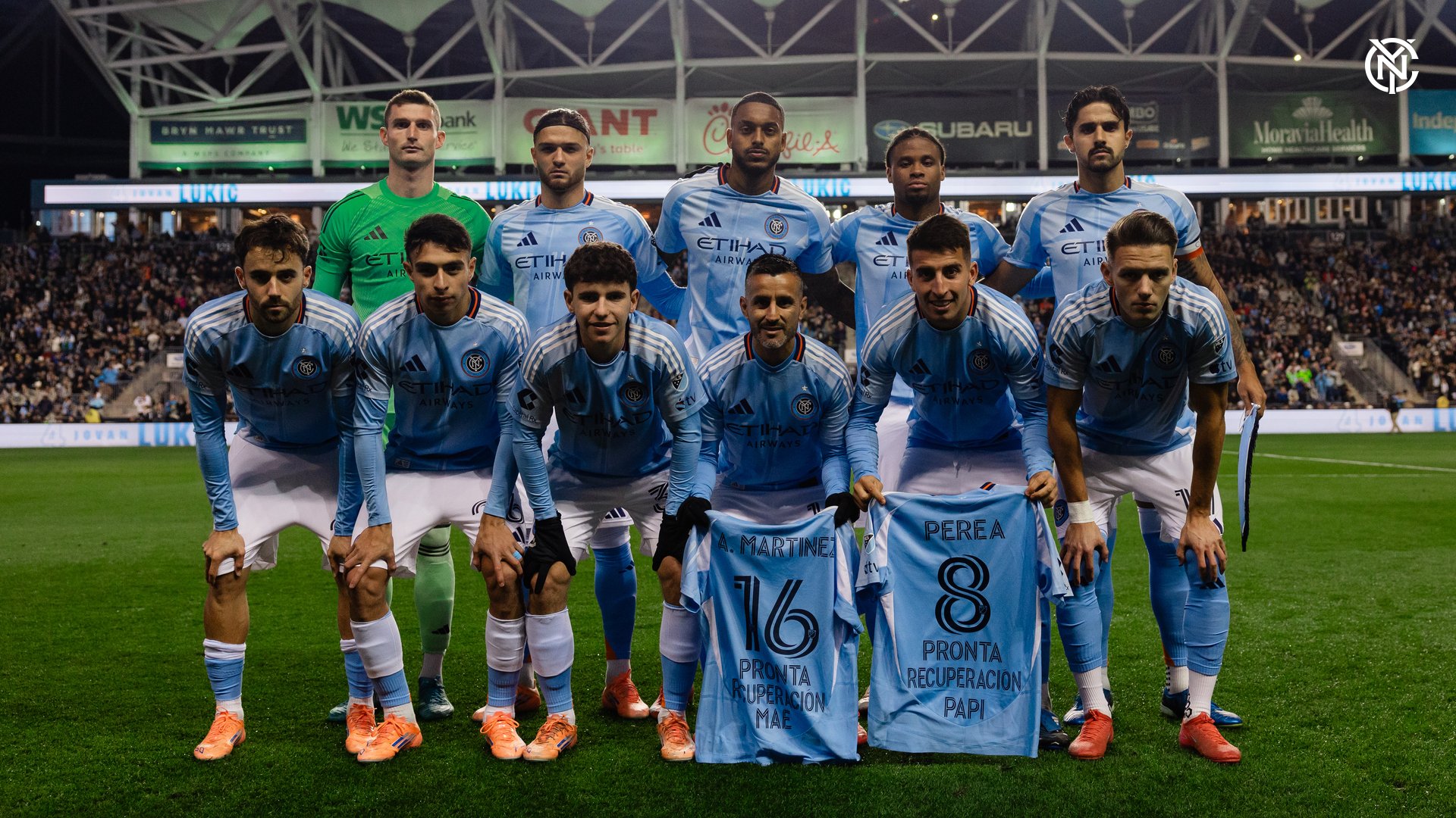 Picture of the Starting XI.