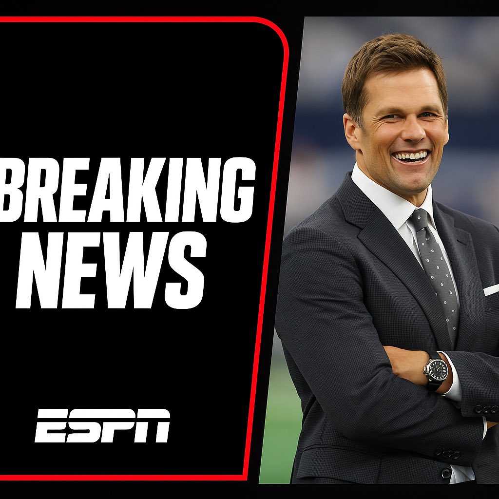 8scth's tweet image. Breaking News 

Fox Has Fired Tom Brady For his Actions today Such a Shame for a Promising career as a Announcer