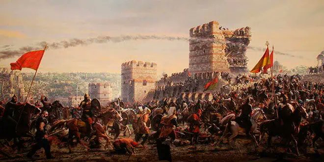 Danius_98's tweet image. Ukrainian forces are Breaking the Siege of Constantinople, aiding Emperor Constantine XI