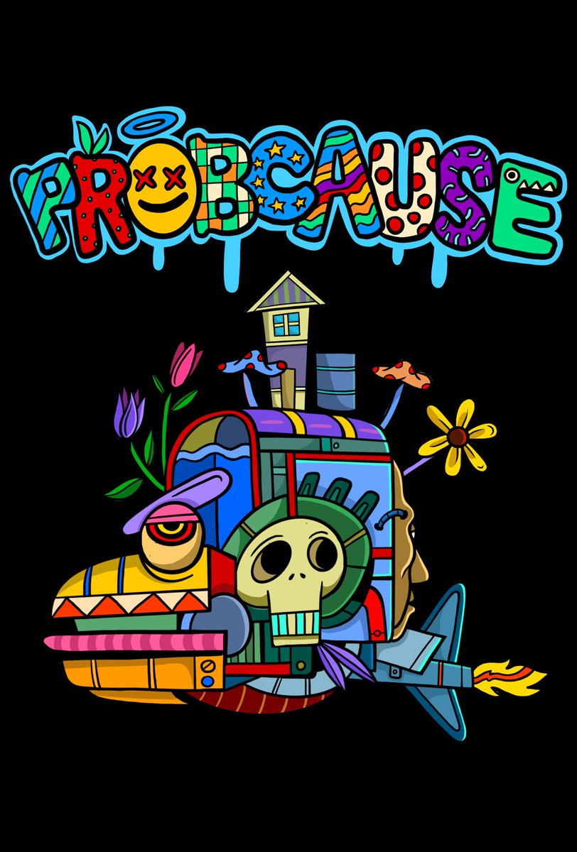 ProbCause's tweet image. Workin on some new merch cause yall keep selling out the old merch! Vibes?